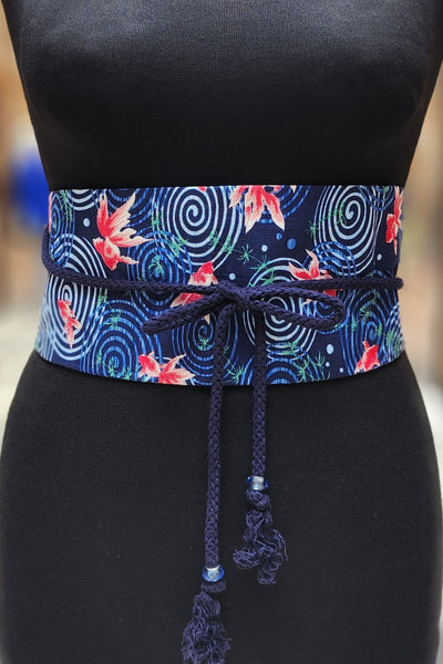 Ceinture OBI Poissons bleus - Fleurs d'Ascenseurs