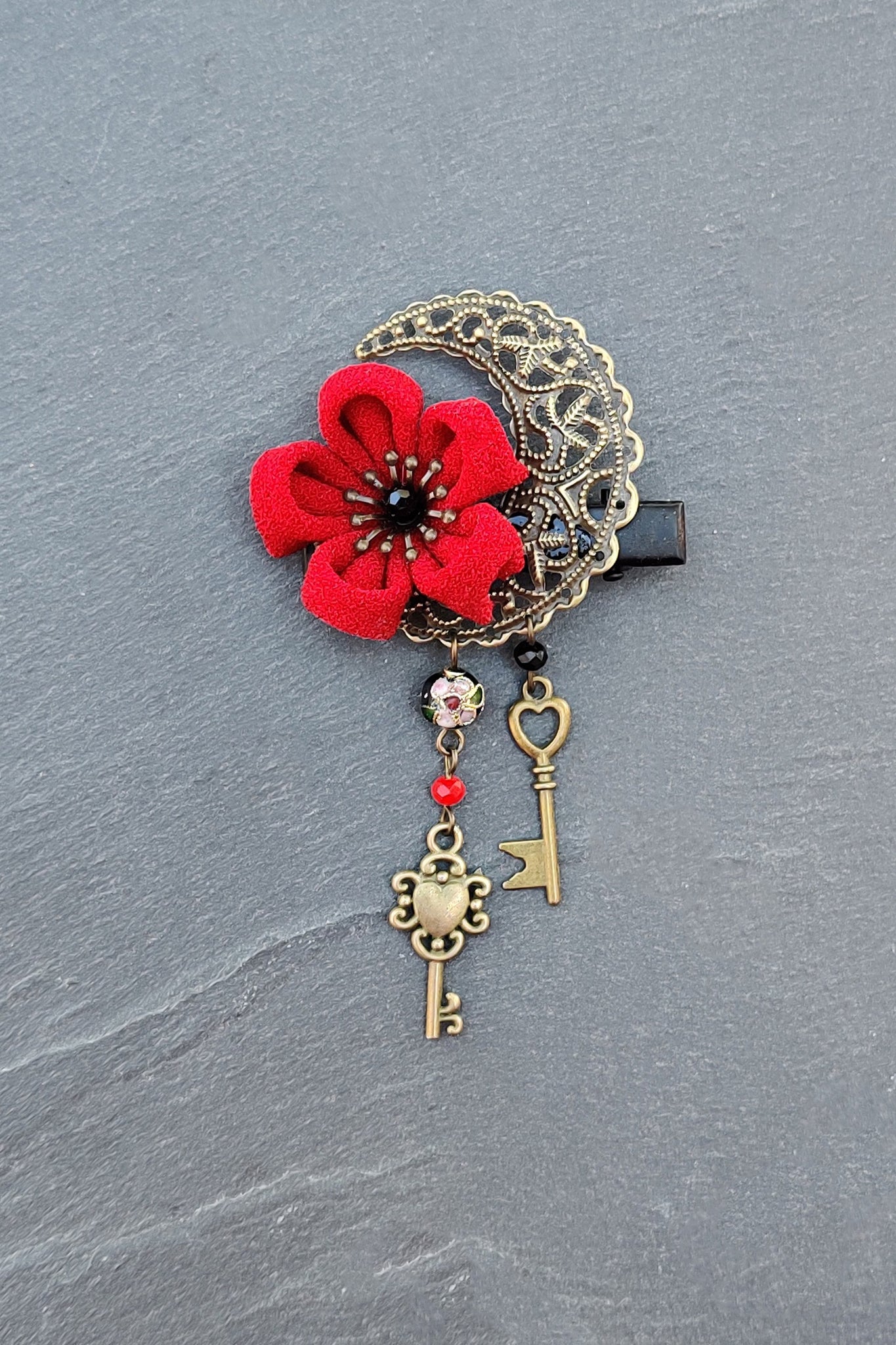 Petite pince kanzashi BADINAGE