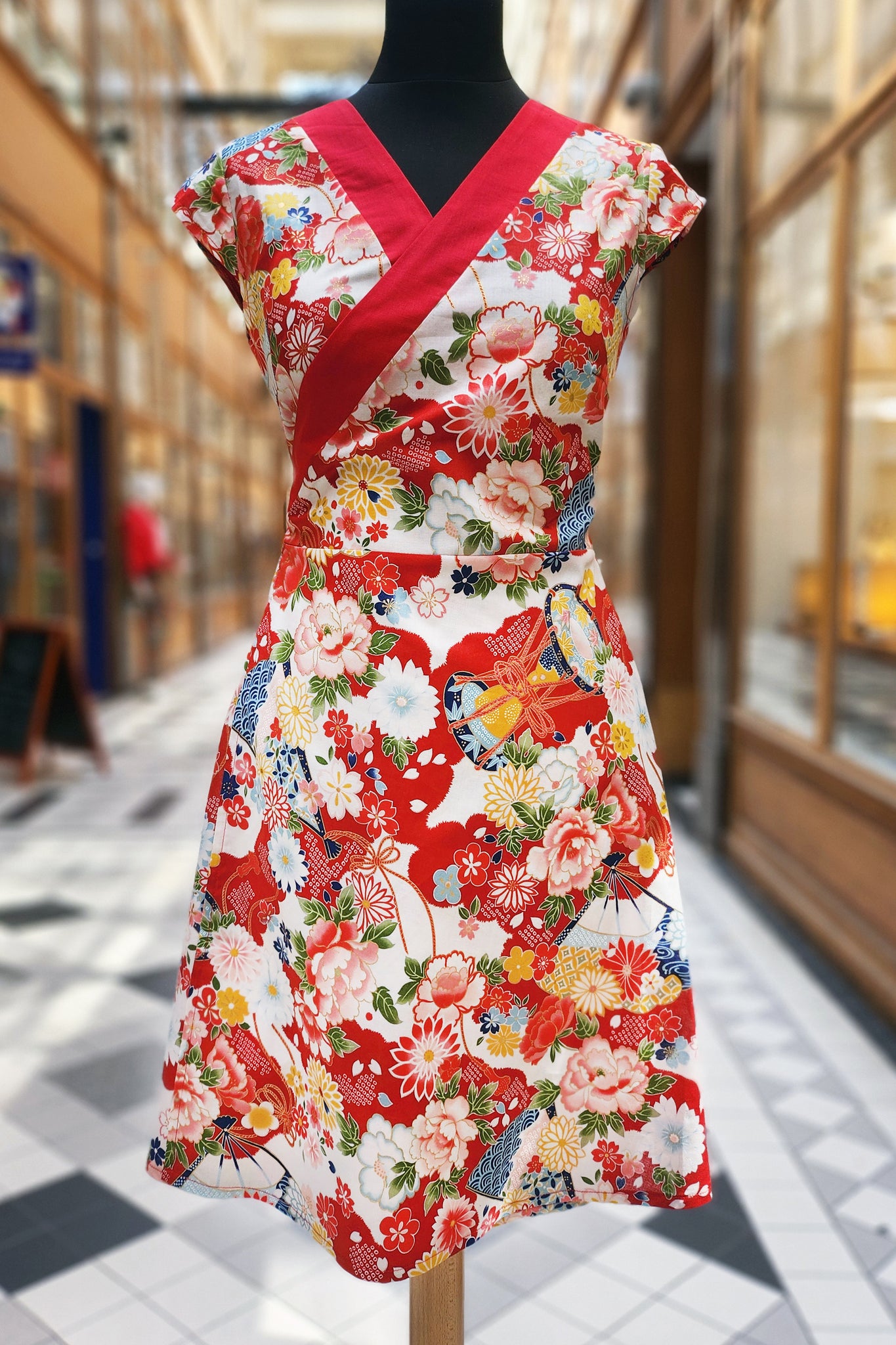 Robe japonaise NOA Tambour joyeux - Fleurs d'Ascenseurs