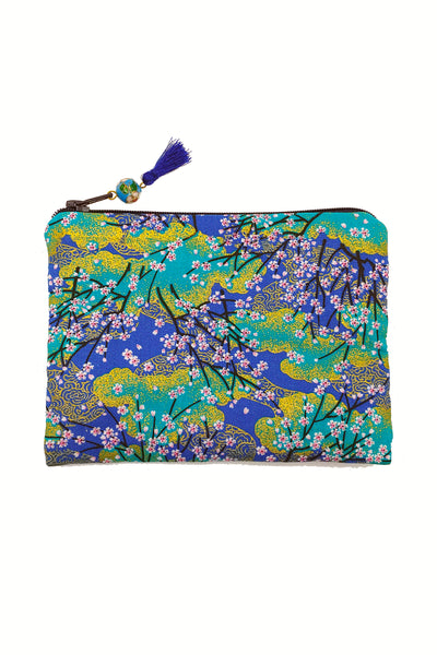 Trousse MOON Ume turquoise - Fleurs d'Ascenseurs