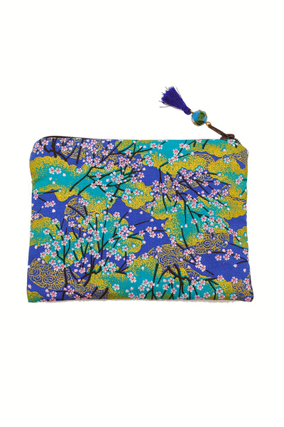 Trousse MOON Ume turquoise - Fleurs d'Ascenseurs