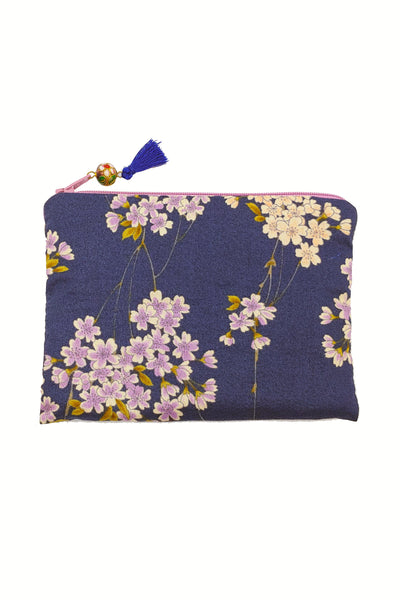 Trousse MOON Sakura marine - Fleurs d'Ascenseurs