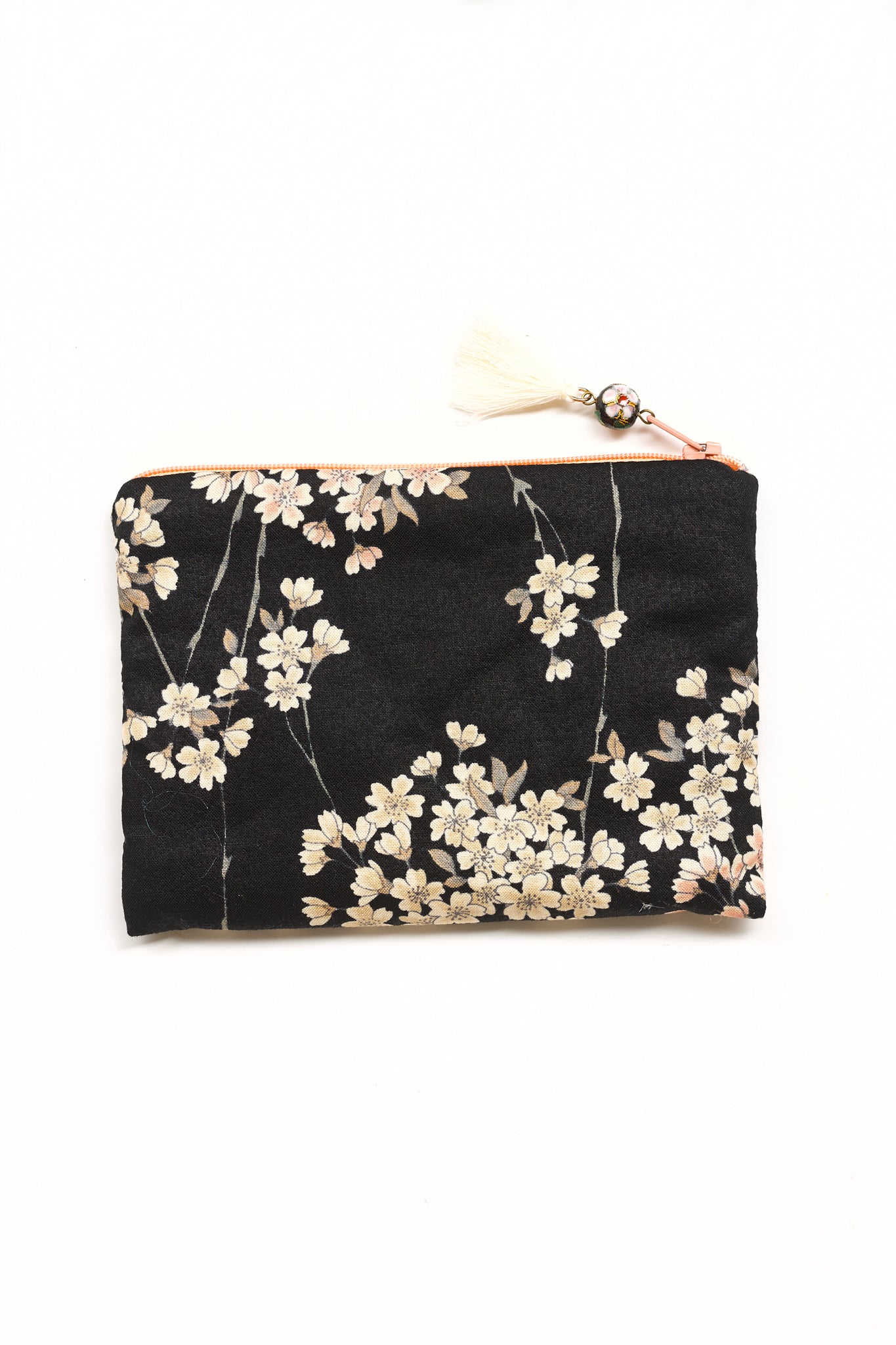 Trousse MOON Sakura noir - Fleurs D'Ascenseurs